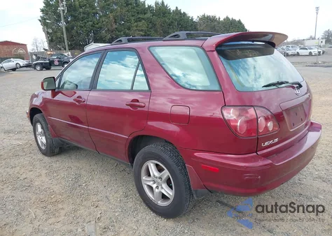 2000 Lexus Rx 300 from USA, damaged, VIN JT6HF10U3Y0099748